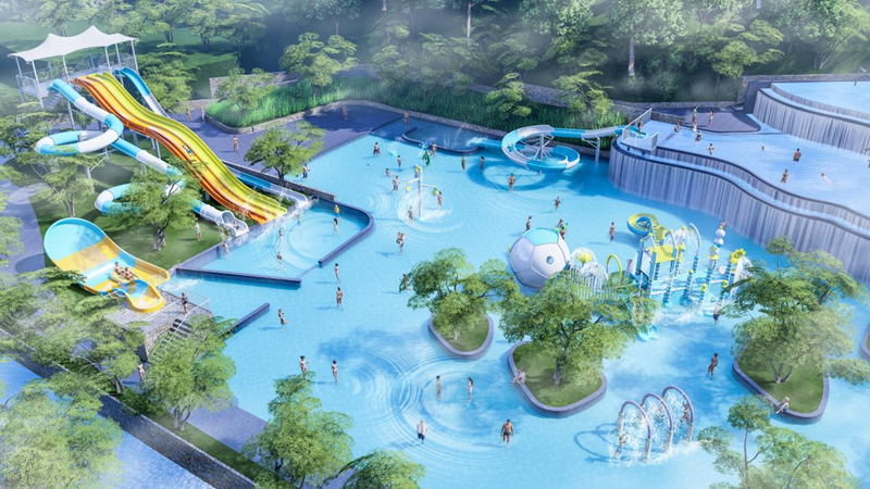 Enhancing Water Park Attraction through Theme Landscape Packaging