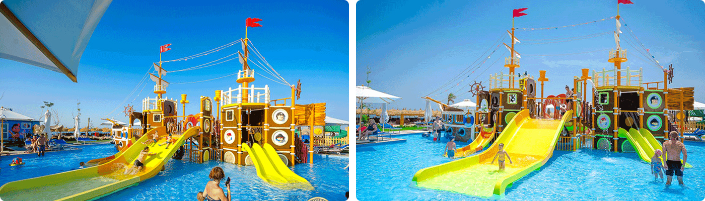 Titanic Hotel Water Park in Egypt