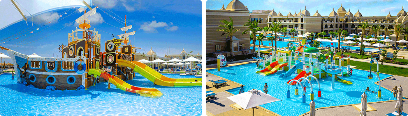 Titanic Hotel Water Park in Egypt