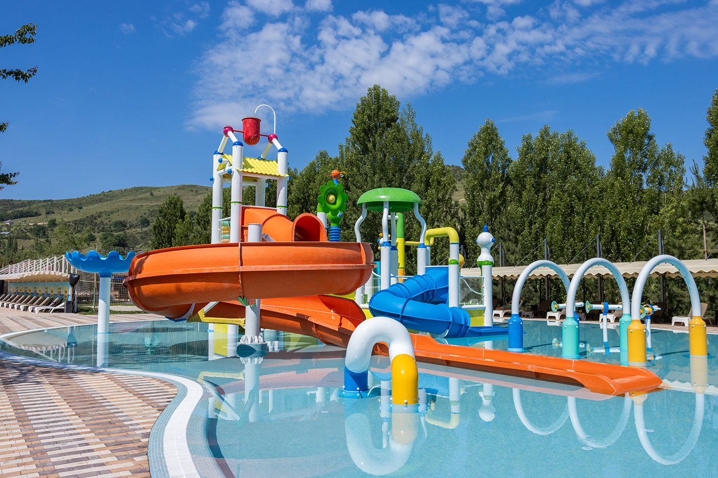 Layner Mountain Resort Water Park in Uzbekistan