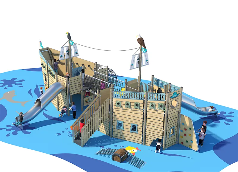 Pirate Ship Themed Custom Outdoor Playground