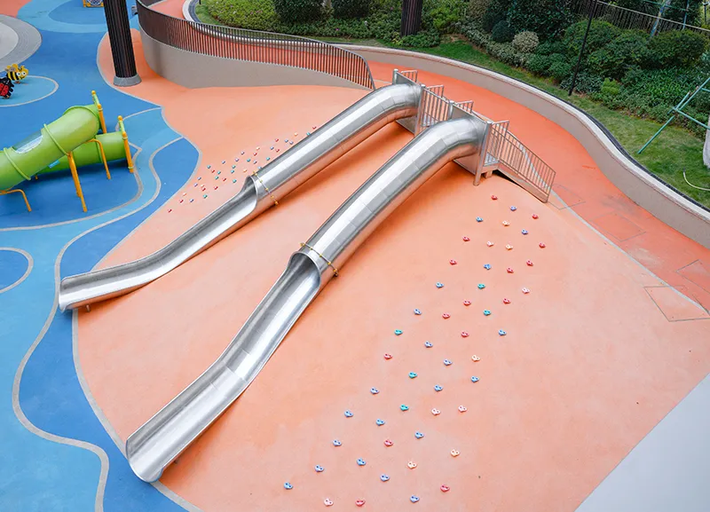 Stainless Steel Slides for Outdoor Parks and Playgrounds