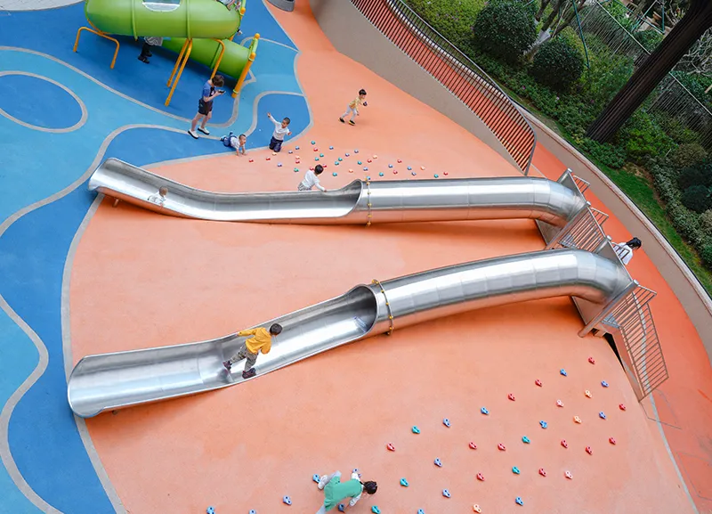 Stainless Steel Slides for Outdoor Parks and Playgrounds